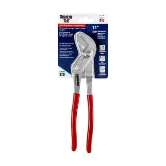 C H Hanson 61110 11 in. Soft Grip Water Pump Slip Joint Pliers
