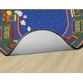 thumbnail image 3 of Flagship Carpets FE285-23A 4 x 6 ft. The Good Friend Train Rug - Oval, 3 of 3