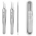 thumbnail image 2 of Pimple Extractor Tools,Blackhead Remover,Pimple Popper,Acne Removal Kit Risk Free Treatment,Whitehead Popping,Blackhead Tweezers, 2 of 9