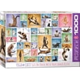 thumbnail image 1 of Rompecabezas EuroGraphics Gatos Yoga 1000 Piezas 49x67 cm, 1 of 5