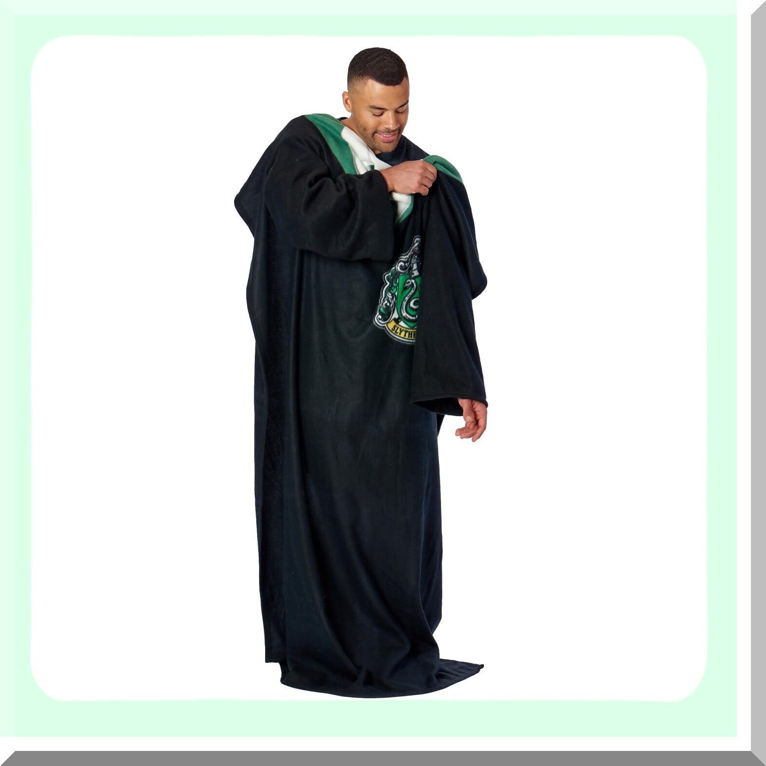 Slytherin SnuggleSleeve Cozy Wearable Blanket with Sleeves 48 x 71 Inches Walmart