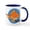 White/Navy Inside, variant on CafePress - Fshhh Mug - 11 oz Ceramic Mug - Novelty Coffee Tea Cup