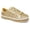 Gold, variant on Platform Sparkly Fashion Sneakers Glitter Walking Shoes,Gold,Womens