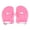 Pink, variant on Tnobhg 1 Pair Beginner Hand Paddles Swimming Fins with Strap Ergonomic Shape Ultralight Swim Training Children Diving Aid Tool