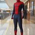 thumbnail image 1 of Lejos de casa disfraz de Spiderman, traje Zentai de superhéroe, Cosplay de Spider Man para hombres, mono, Carnaval y disfraces de Halloween Fivean unisex, 1 of 2