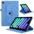 thumbnail image 2 of Case for iPad Mini 7 (A17 Pro) 8.3 Inch, Slim PU Leather Folio Cover, Blue, 2 of 7