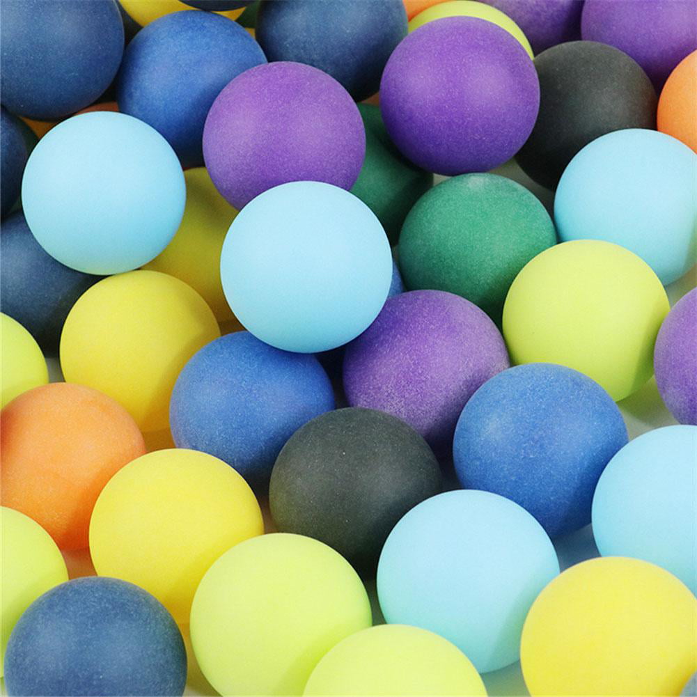 100Pcs Colored Ping Pong Balls Entertainment Table Multi Tennis Colors Ball L3X9 