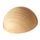 thumbnail image 3 of Media bola de madera para manualidades, tapa de poste de pasamanos de escalera de medio círculo grande de madera maciza 15 centímetros, 3 of 9