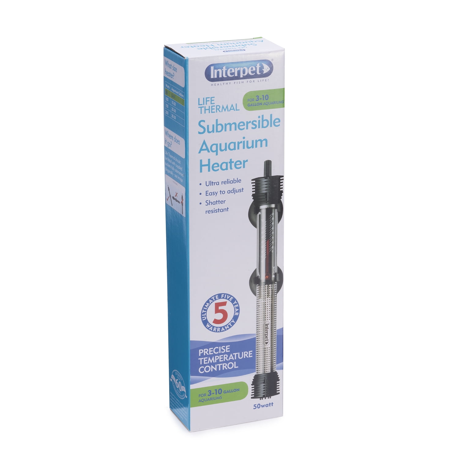 10 gallon aquarium heater