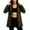 Army Green, variant on Women's Rain Jacket Lightweight Waterproof Mid Length Hooded Travel Outdoor Raincoat Zip Up with Pockets Windbreaker Black 2XL