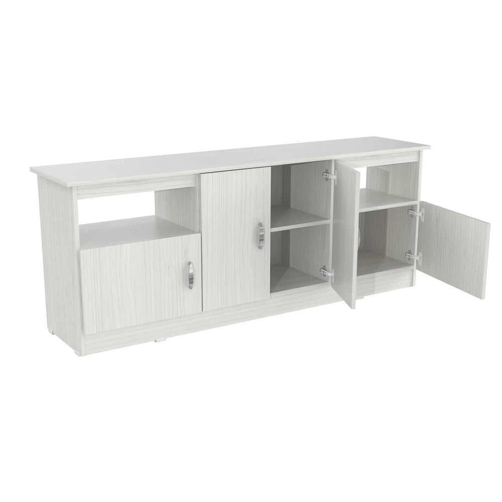 Inval 4-Door TV Stand for TVs up to 60", Washed Oak