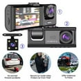 thumbnail image 4 of 3-lens 1080P Car for Dash Cam For Night Vision DVR Lens Driving Recorder, 4 of 10
