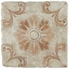 SomerTile Costa Arena Decor Fleur Encaustic 7-3/4 In. X 7-3/4 In. Ceramic Floor And Wall Tile (11.11 Sq. Ft. / Case)