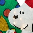 thumbnail image 5 of Northlight LED Lighted Peanuts Snoopy and Christmas Tree Outdoor Decoration - 32", 5 of 6