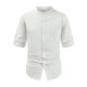 thumbnail image 2 of pstuiky Camisa de manga corta para hombre, Camiseta deportiva de manga corta con botones y solapa de color liso para hombre ropa de hombre l, 2 of 5