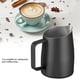 thumbnail image 4 of Espumador de leche duradero de acero inoxidable para café, cocina, hotel, fiesta (negro), 4 of 9