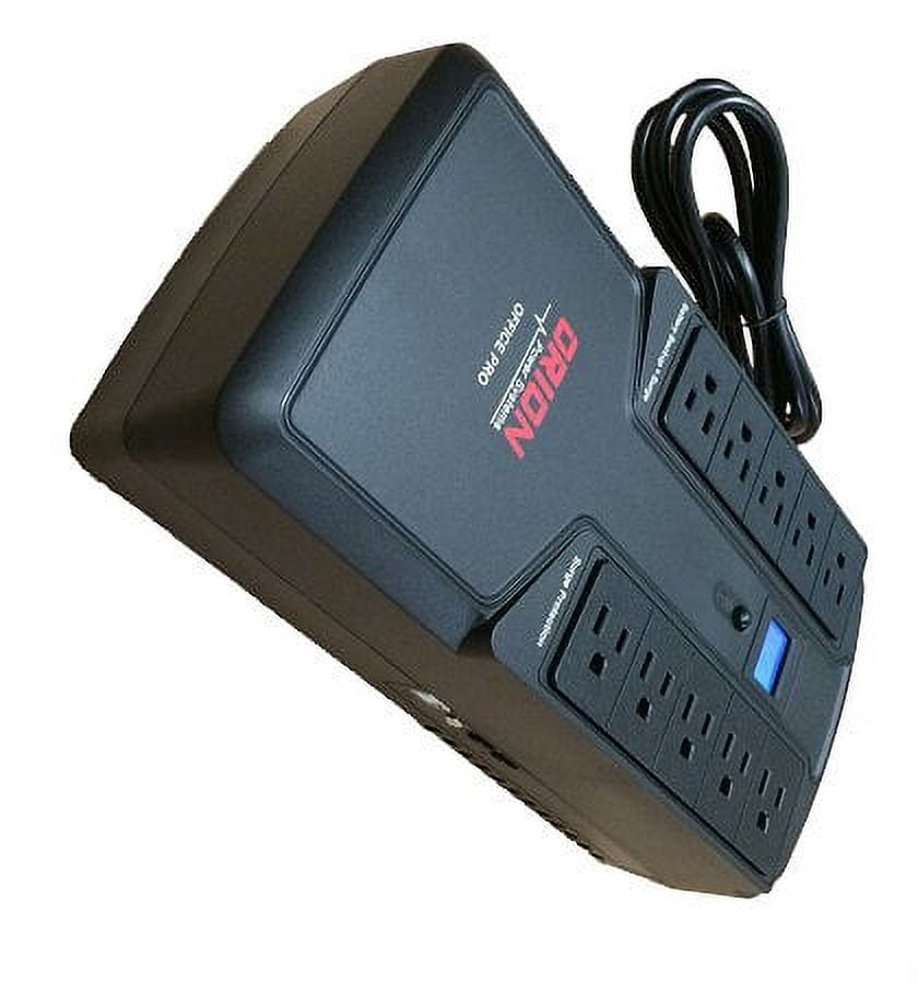 Orion Power Office Pro LCD Flat Style 550VA/330W UPS Battery Backup w/ Touchscreen LCD