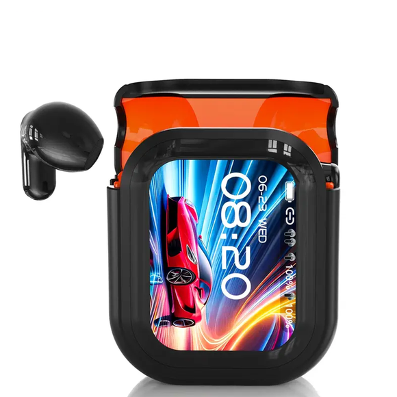 Auriculares Inalámbricos Bluetooth de Traducción con Pantalla Táctil LED Auriculares in-Ear para Deportes, Sonido Estéreo HD NE20