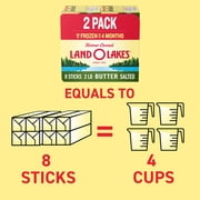 Land O Lakes Salted Butter, 8 Sticks, 2-1 lb Packs