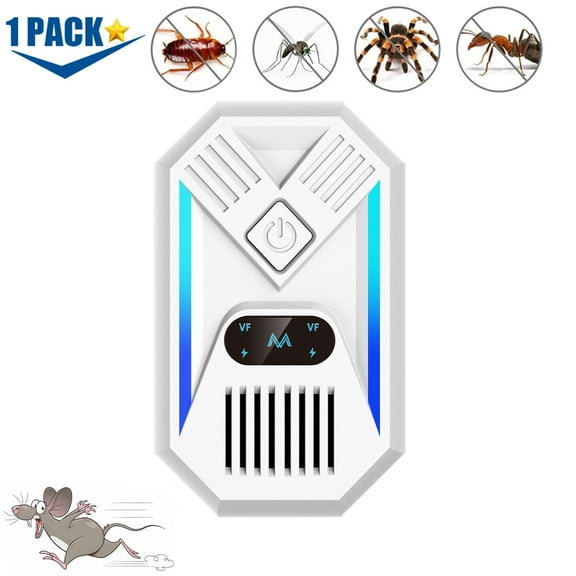 2026 Upgraded Electronic Pest Control Plug in, Ultrasonic Pest Repeler for Mice, Roaches, Mosquitoes, Rats, Rodent, Cockroaches, Spiders, Bugs, Mouse Deterrent for Home, Garage, Office