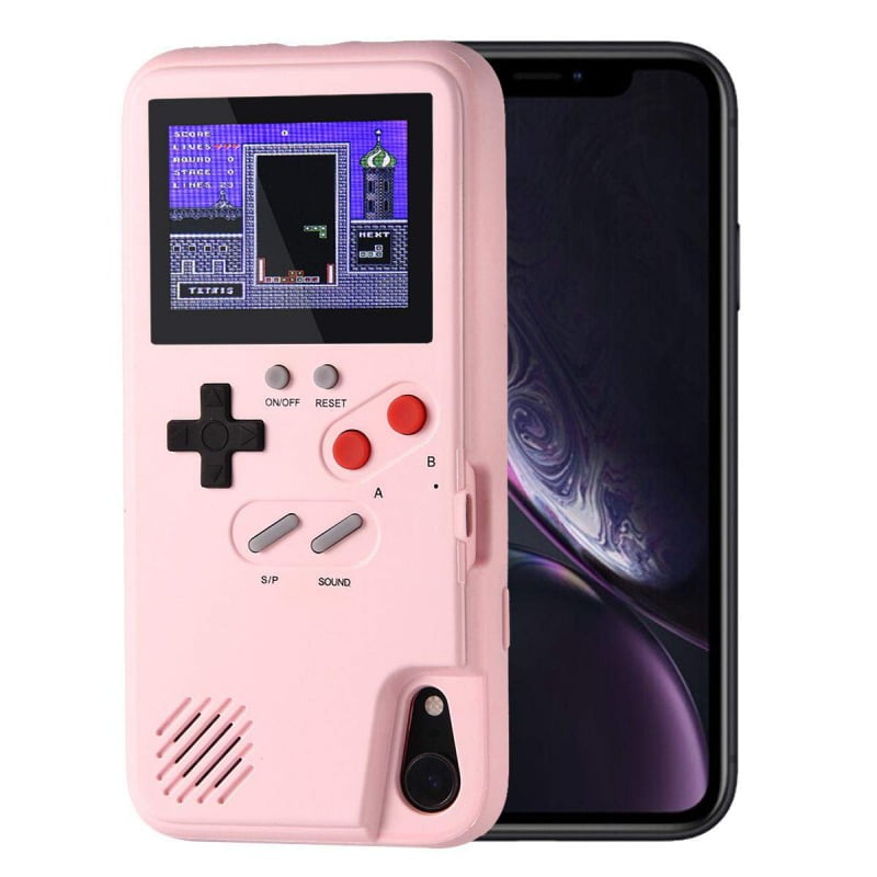 Gameboy Case for iPhone 6 Plus/ 6s Plus/ 7 Plus/ 8 Plus,Handheld Retro 168 Classic Games,Color Video Display Game Case for iPhone,Anti-Scratch Shockproof Phone Cover for iPhone WeLohas 