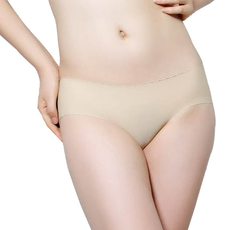 rygai Women Seamless Butt Enhancer Hip Lifting Panties Padded  Underwear,Skin Color S