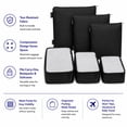 thumbnail image 5 of Brookstone Packing Cubes for Travel Multi-Functional Luggage Organizers for Suitcase 6 Piece, 5 of 7