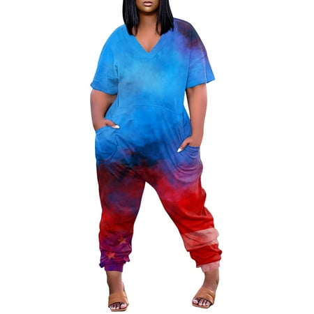 

Rompers For Women Casual V Neck Jumpsuits For Women Short Sleeve Jumpsuits With Pockets Wide Shorts Rompers Lace Body Suits for Women Jumpsuit Belts for Women