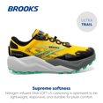 thumbnail image 4 of Brooks Menâ€™s Caldera 7 Trail Running Shoe - Lemon Chrome/Black/Springbud - 10.5 Medium, 4 of 4