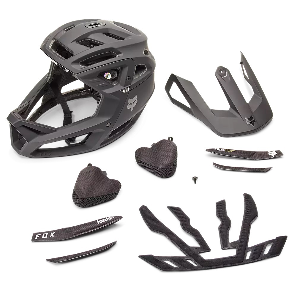 Fox Racing Proframe RS Full Face Mountain Bike Helmet Matte Black Adult Medium