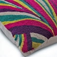 thumbnail image 2 of Pillow Cover, Multi Color Pillow Cover, Colorful Beaded Sea Waves Pillow Cover, Pillow Cover 18x18 inch (45x45 cm), Square Silk Pillow Cover Couch, Art Deco - Multicolor Love, 2 of 3