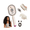 Purple#clearance items 5, variant on Electric Spray Air Cushion Massage Comb, 3-in-1 Multifunctional Hairbrush-Nano Fine Mist Spray, Red Light Therapy, and Retractable Design, for Hair Care, Scalp Massage, Daily Styling (Pink)