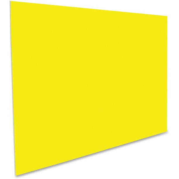 Elmer's, EPI950043, Neon Color Foam Boards, 10 / Carton, Neon Yellow