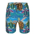 thumbnail image 4 of Naloa Little Sea Turtles Men's Beach Shorts, Surfing shorts, Swim trunks, Quick Dry Swim Trunks for Surfing Beach Fun - Small, 4 of 9