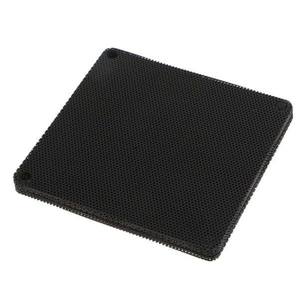10pcs ordenador pc a prueba de polvo refrigerador caja de la cubierta del polvo filtro de malla 9cm negro Sunnimix Filtro de polvo de ventilador de PVC