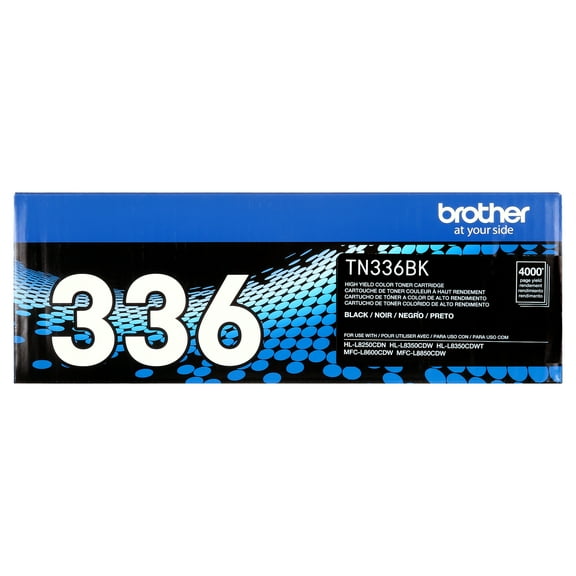 Brother TN336BK High-Yield Toner, Black