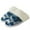Blue Marble Print, variant on Dog Paw Plush Slippers for Women Casual Bone Print House Slippers with Fur Edges Warm Plush Slippers for Indoor& Outdoor