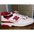 thumbnail image 1 of New Balance 550 Mens Size 11.5 Red And White Athletic Sneakers, 1 of 5