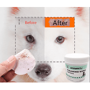 Dog Tear Stain Solution-Pet Eye Wipes for Dogs Puppies Natural and Aromatherapy Medicated - Removes Dirt Crust and Discharge 120pcs
