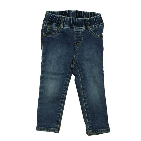 Pre-Owned Gap Girls Blue Jeans size: 18-24 Months (Good)