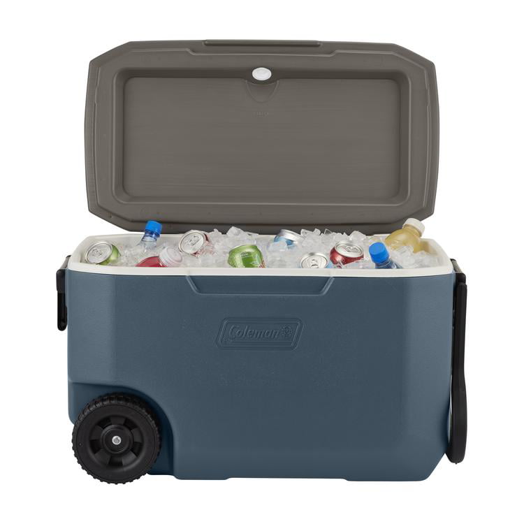 Slate Coleman 62-Quart Xtreme 5-Day Hard Cooler With Heavy-Duty Wheels 