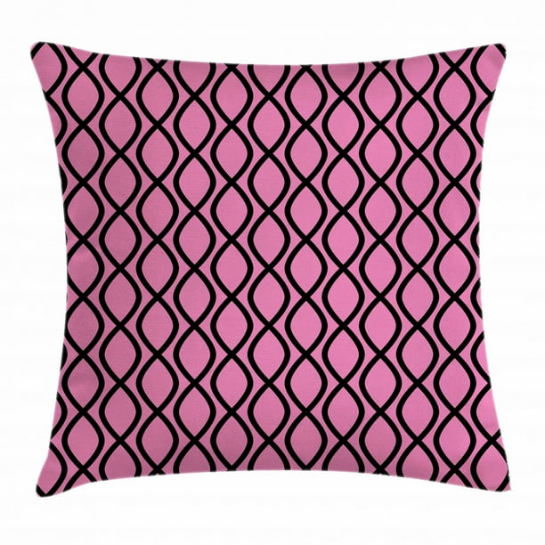 hot pink throw pillow