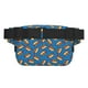 thumbnail image 3 of Fotbe Hot Dog 1 Cangurera Cuadrada con Estampado de Doble Capa, Bolsa de Cintura Ajustable Mini para Hombres y Mujeres, 3 of 9