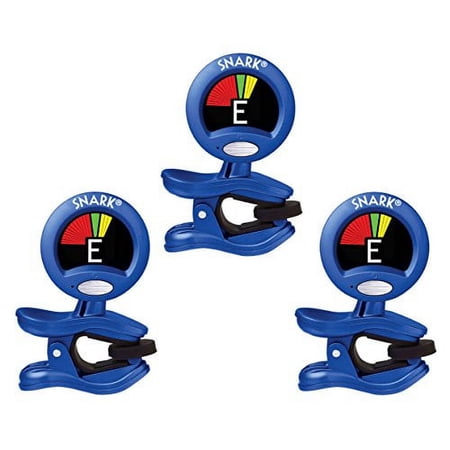 Rechargeable Snark Instrument Guitar Bass Tuner Clip on Enhanced SN-1 SN1X 3 Pack RE