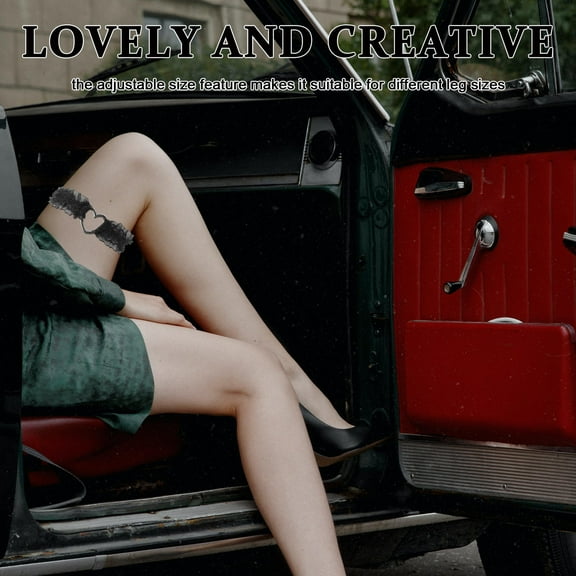 OUNONA Lace Leg Garter Wedding Garter Bridal Leg Garter Wedding Bride Leg Ring Costume Lightweight Lace Garter for Bride Leg Ring Ornament Women Girls Leg Ring