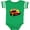 Football Green and White, variant on Inktastic Race Car 2nd Birthday Boys Baby Bodysuit
