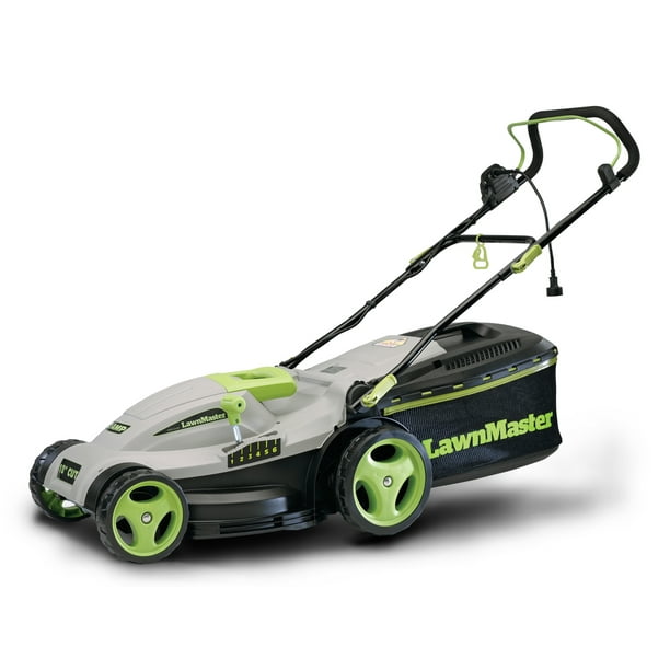 LawnMaster MEB1016M 10 Amp, 15-Inch Electric 2-in-1 Mower - Walmart.com ...