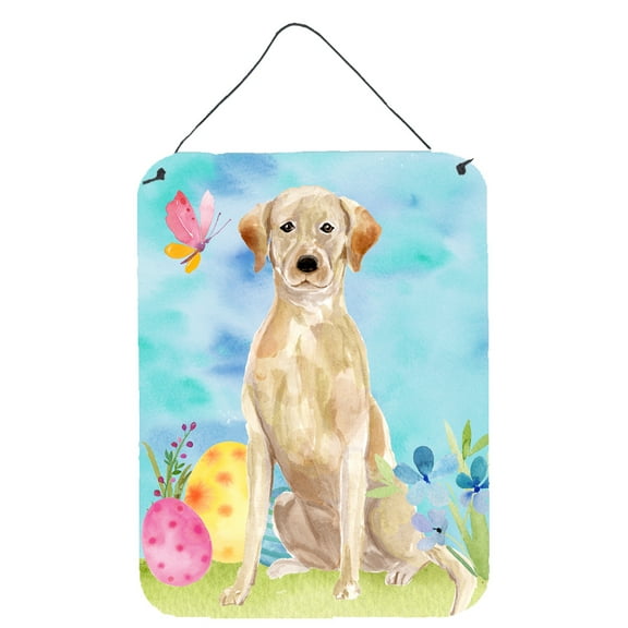 Yellow Labrador Easter Wall or Door Hanging Prints