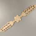 thumbnail image 4 of 4 piezas de calcomanías talladas en madera con diseño de flores de rayas huecas de 24,5 x 3,5 cm para esquinas, apliques para marcos de puertas, muebles, figuras talladas en madera, 4 of 8