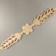 thumbnail image 4 of 4 piezas de calcomanías talladas en madera con diseño de flores de rayas huecas de 24,5 x 3,5 cm para esquinas, apliques para marcos de puertas, muebles, figuras talladas en madera, 4 of 8